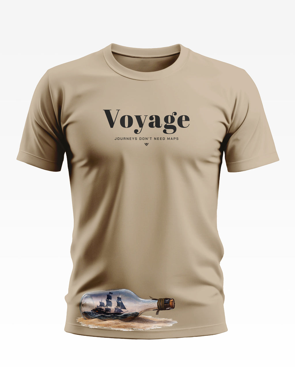 Voyage Navy Cotton T-shirt