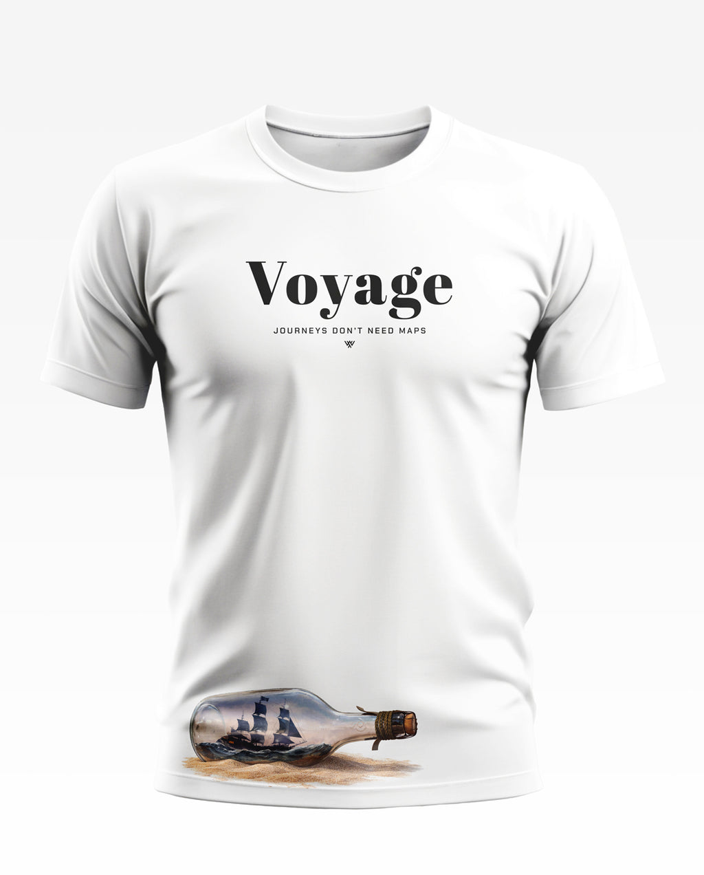 Voyage Navy Cotton T-shirt