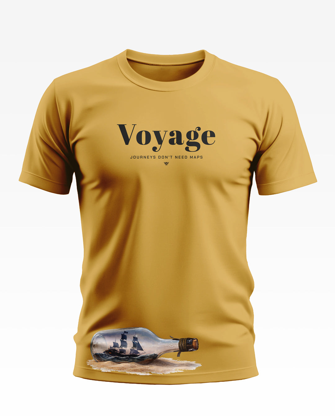Voyage Navy Cotton T-shirt