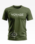 Voyage Leaves Footprints Cotton T-shirt