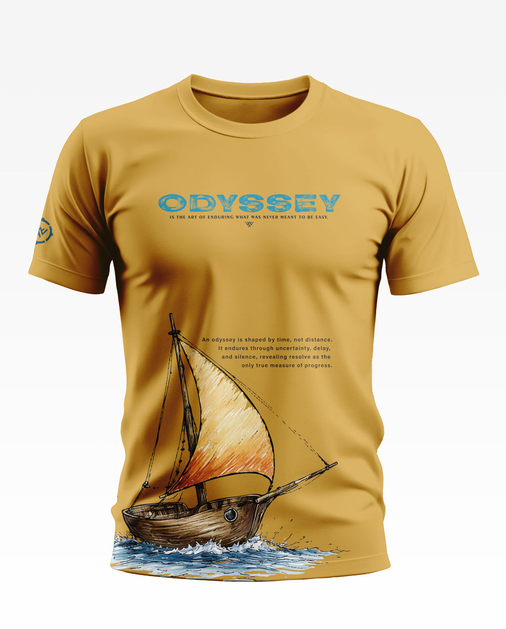Navy Odyssey Cotton T-shirt
