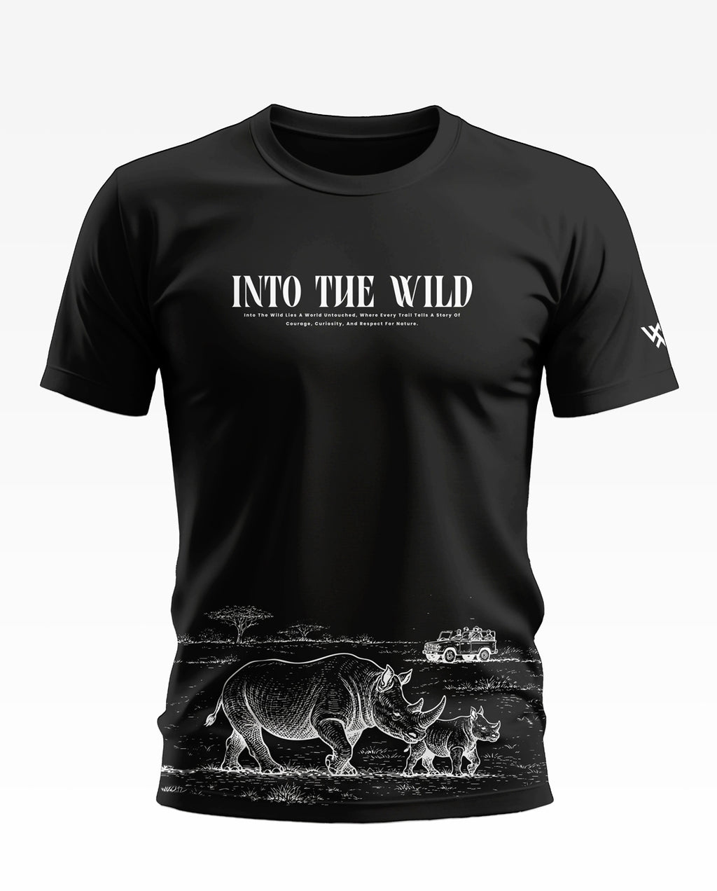 Into The Wild lies A World Cotton T-shirt