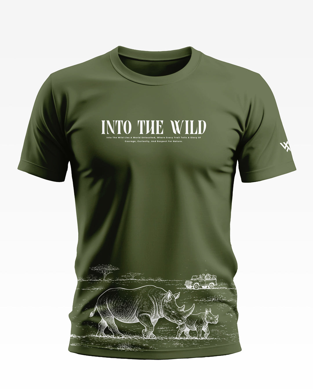 Into The Wild lies A World Cotton T-shirt