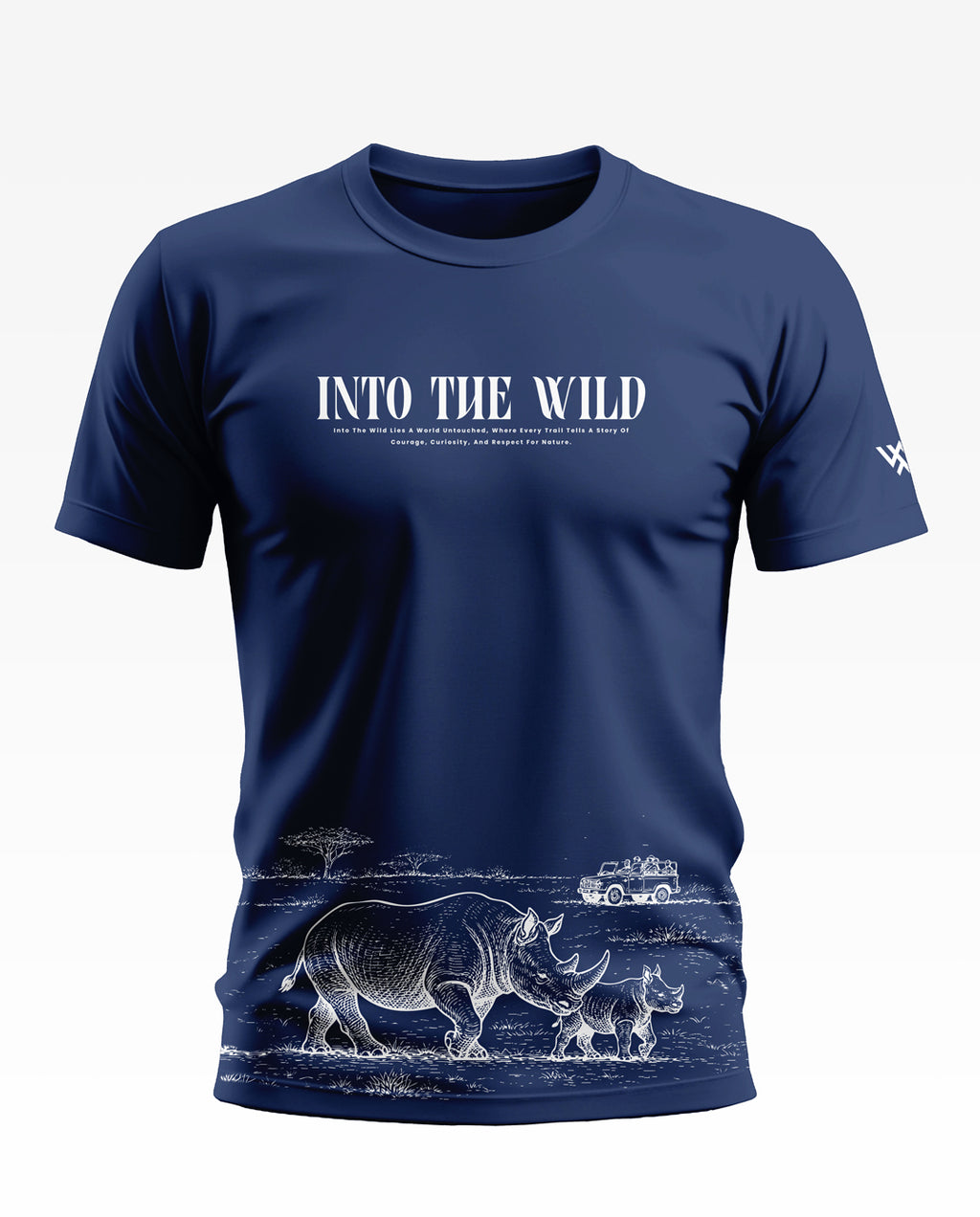 Into The Wild lies A World Cotton T-shirt