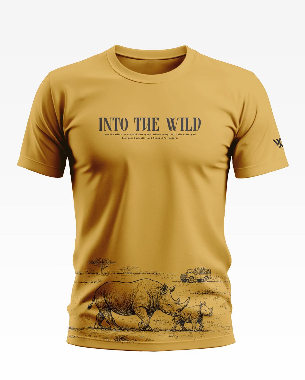 Into The Wild lies A World Cotton T-shirt