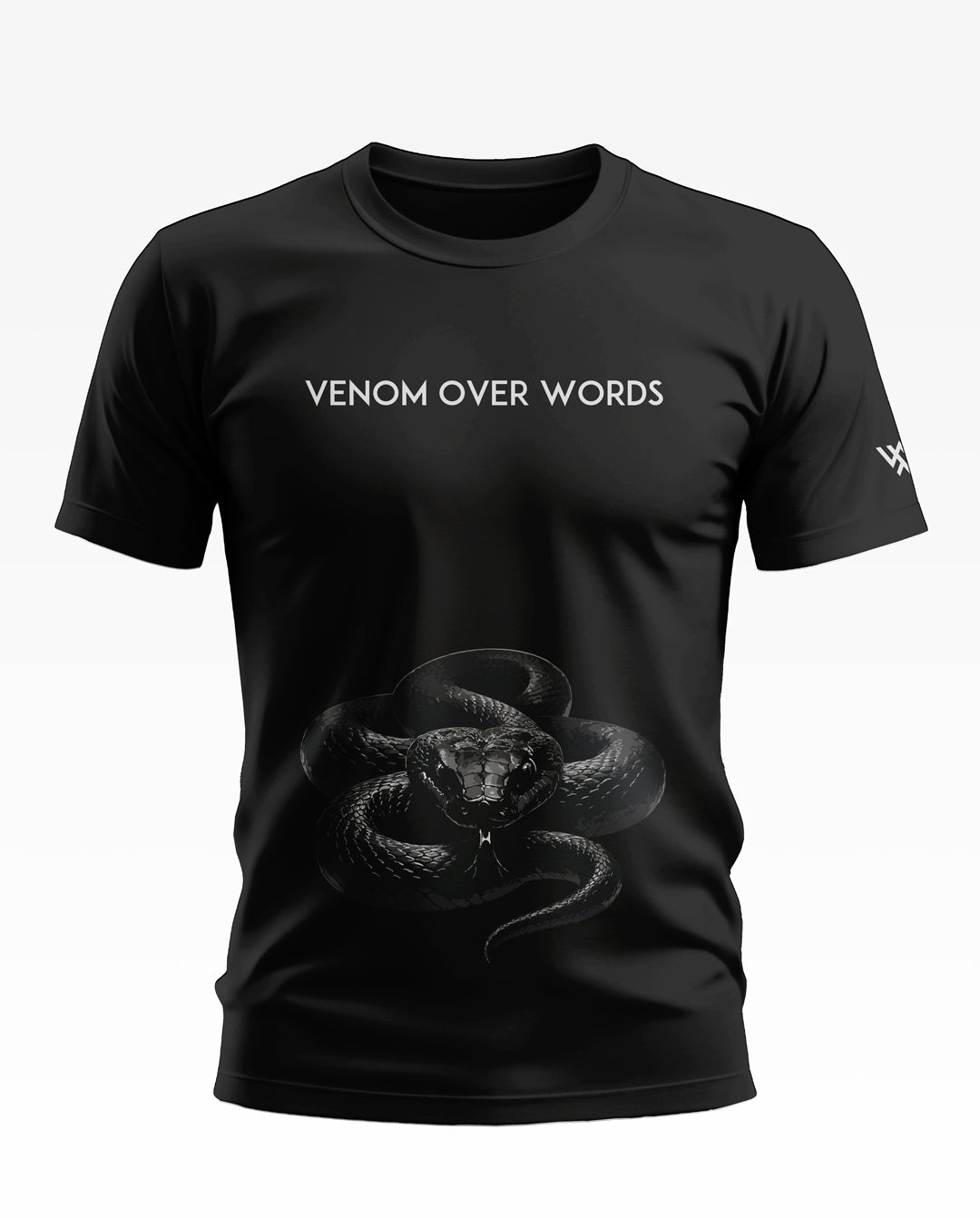 Venom Over Words Cotton T-shirt