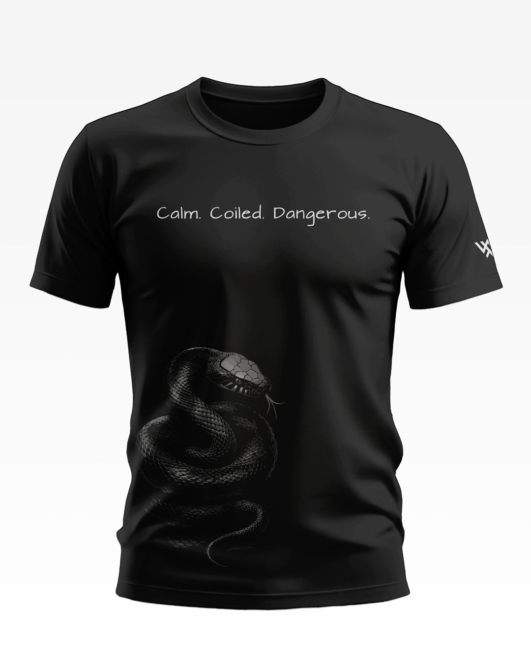 Calm Coiled Dangerous Cotton T-shirt