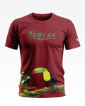 Toucan Between Sky And Forest Cotton T-shirt