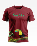Toucan Between Sky And Forest Cotton T-shirt