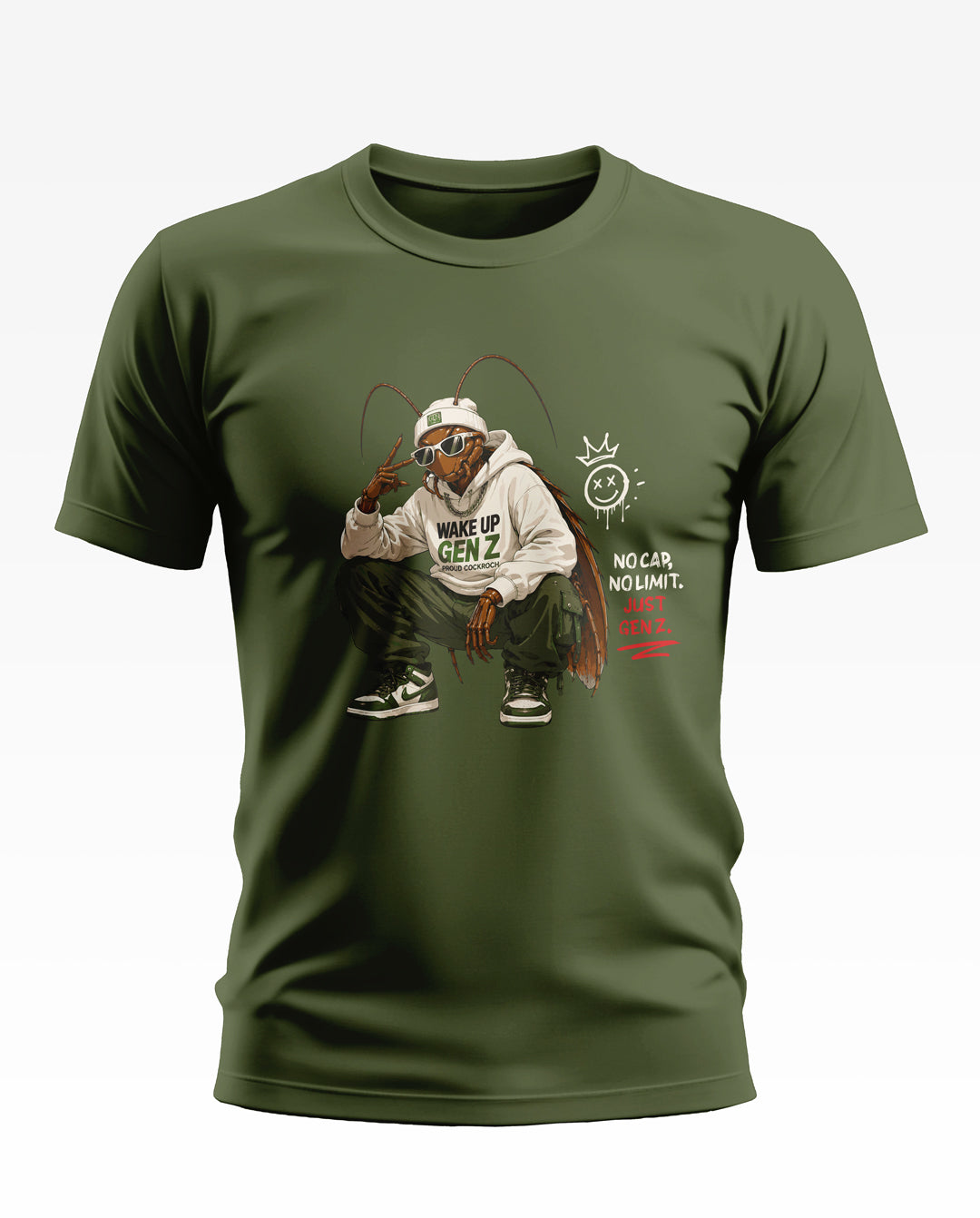 Proud Cockroach Cotton T-shirt