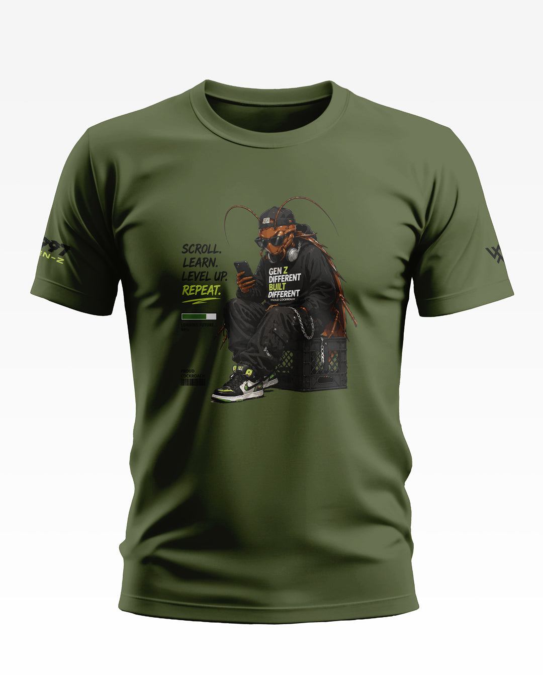 トップス SSZ BROCHURE GENERALLY SHIRTS 1997 Level Up GenZ Cotton T-shirt – Warriorworld