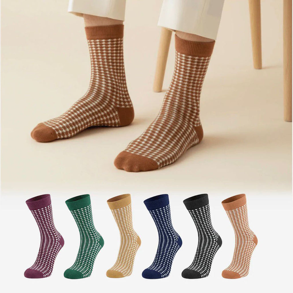 6-Pair Crew Socks Combo
