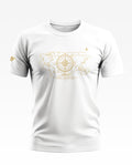 World Map With Compass Cotton T-shirt