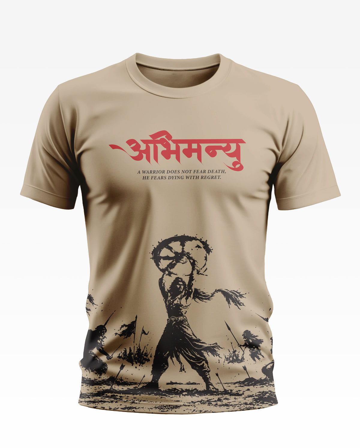 Abhimanyu Warrior Soft Cotton T-shirt