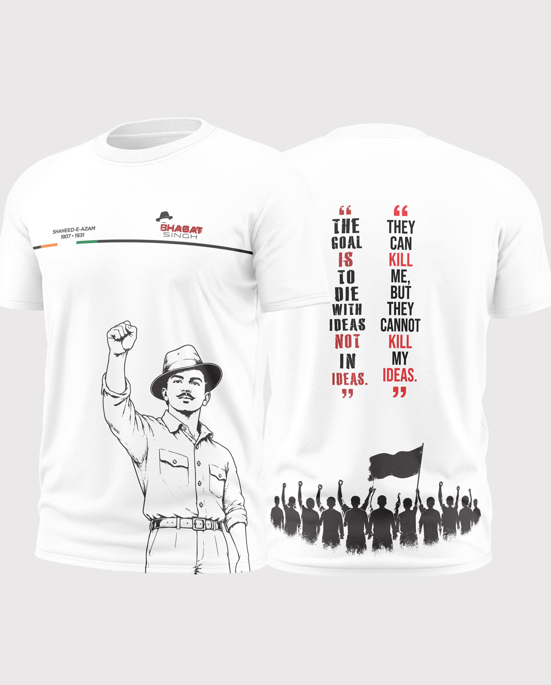 Bhagat Singh Revolutionary Soft Cotton T-shirt