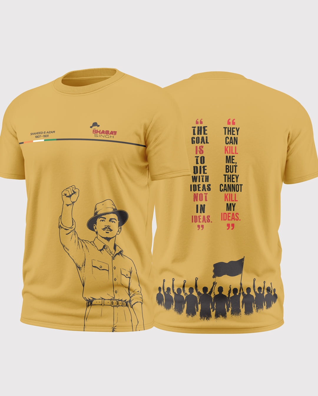 Bhagat Singh Revolutionary Soft Cotton T-shirt