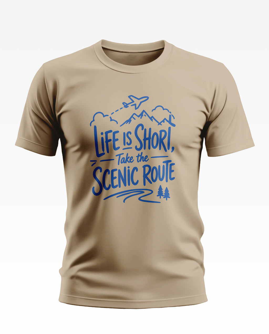 Take the Scenic Route Soft Cotton T-shirt