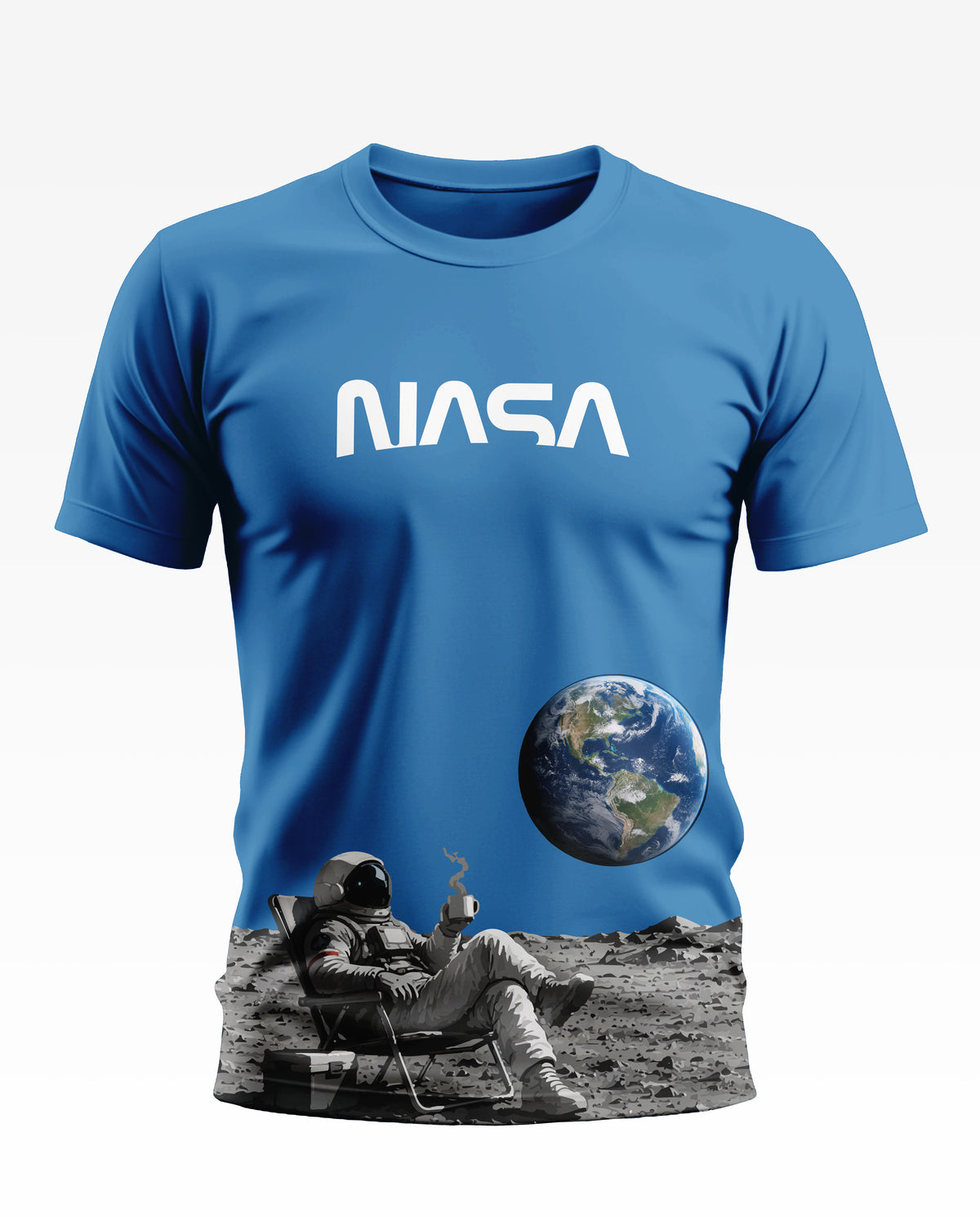 NASA Moon Break Soft Cotton T-shirt