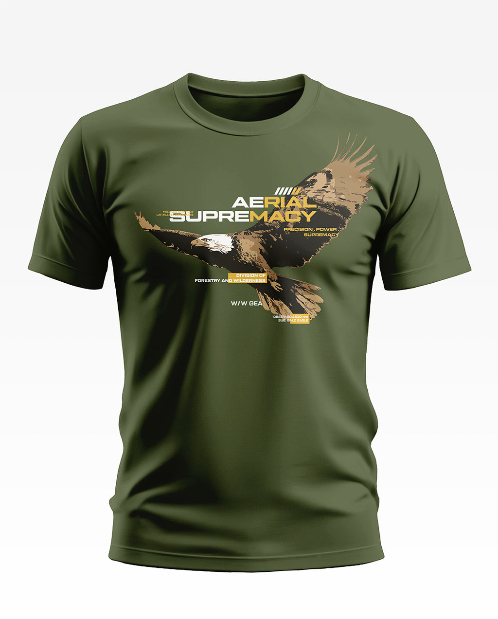 Aerial Supremacy Eagle Soft Cotton T-shirt