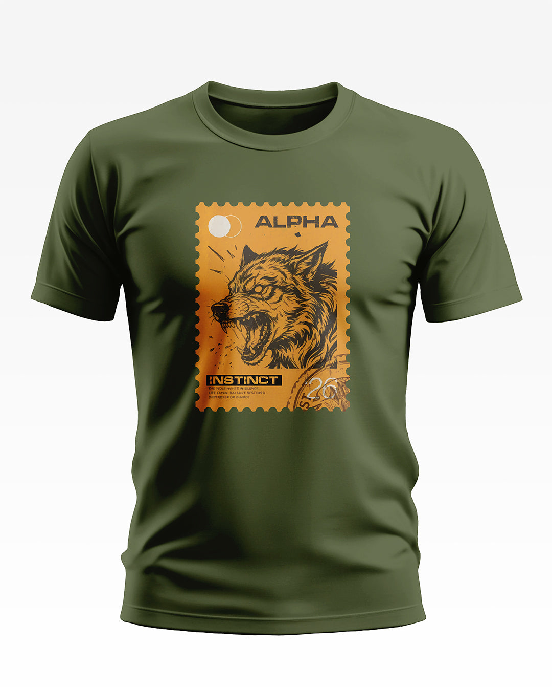 Alpha Instinct Wolf Soft Cotton T-shirt