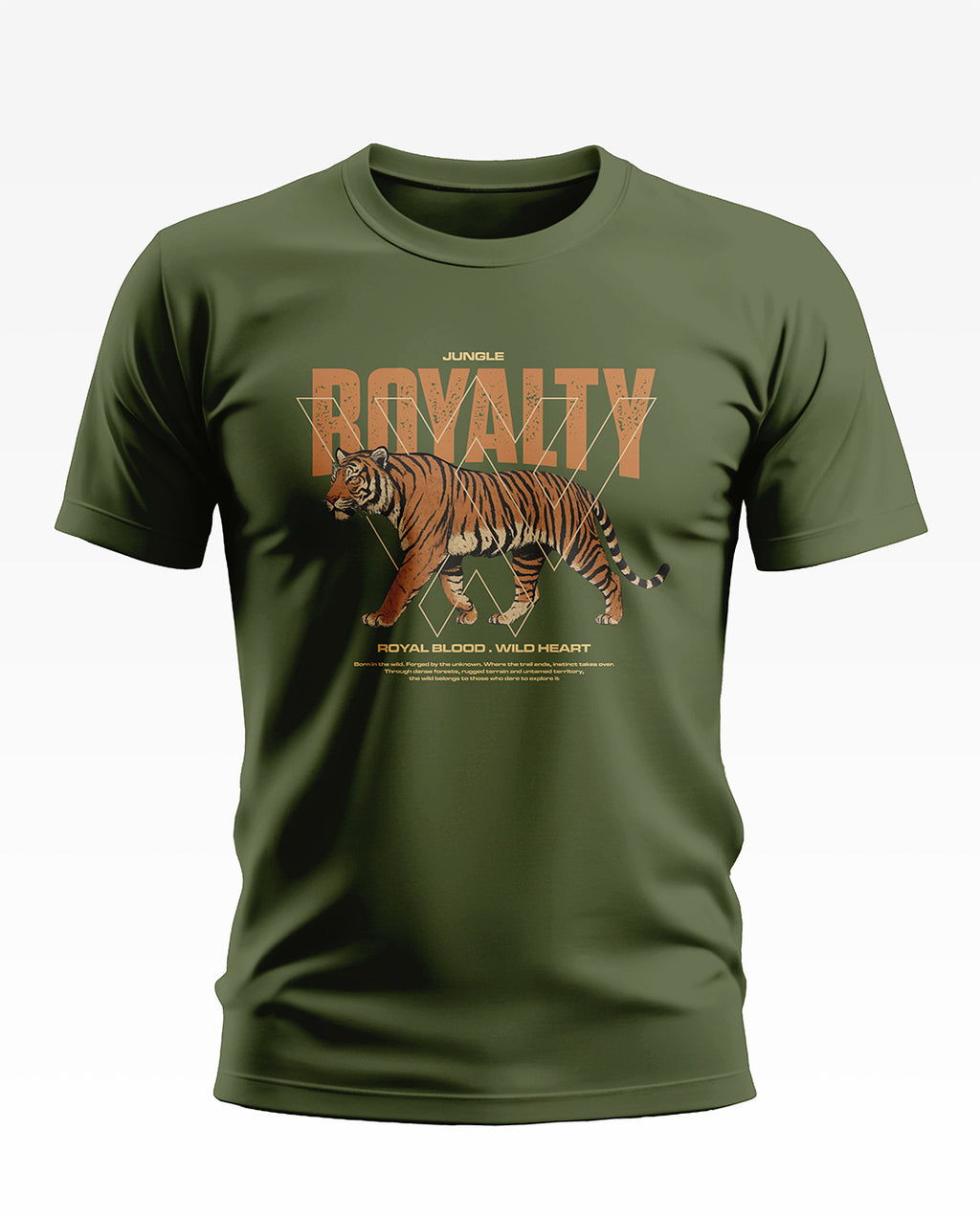 Jungle Royalty Tiger Soft Cotton T-shirt