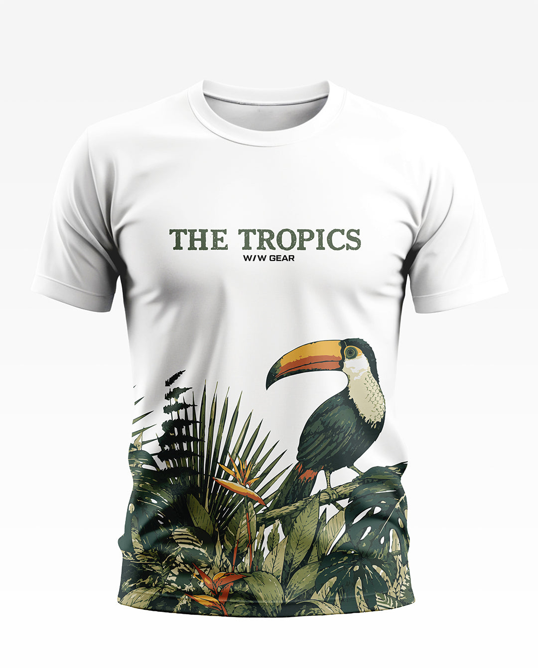 The Tropics Toucan Soft Cotton T-shirt