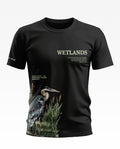 Wetlands Heron Soft Cotton T-shirt