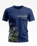 Wetlands Heron Soft Cotton T-shirt
