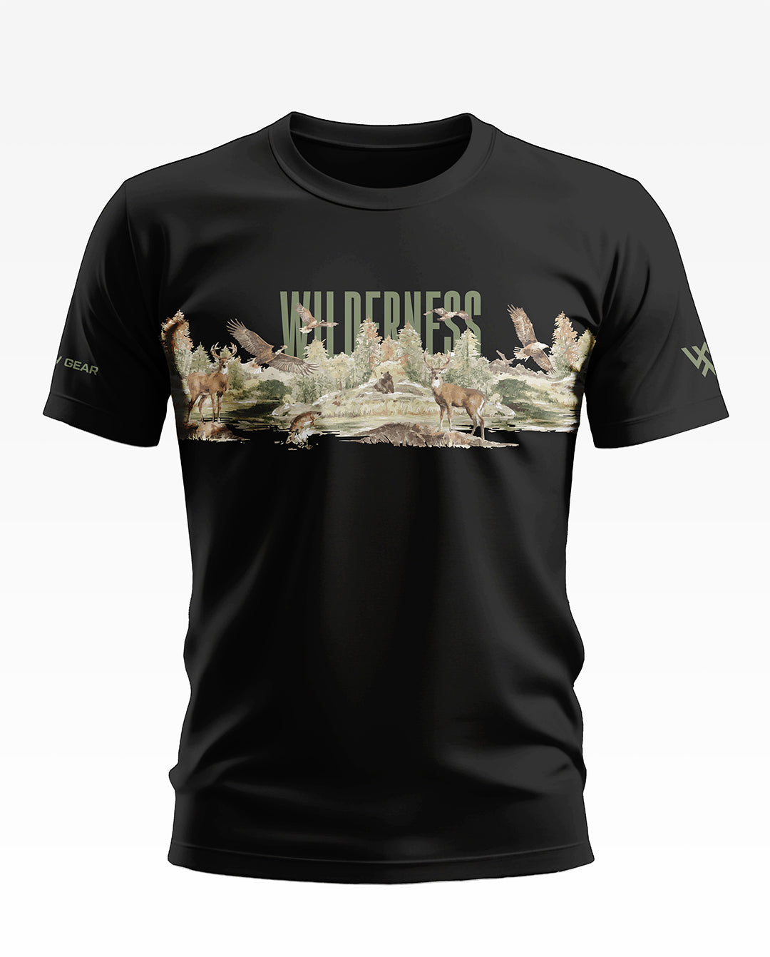 Wilderness Wildlife Soft Cotton T-shirt