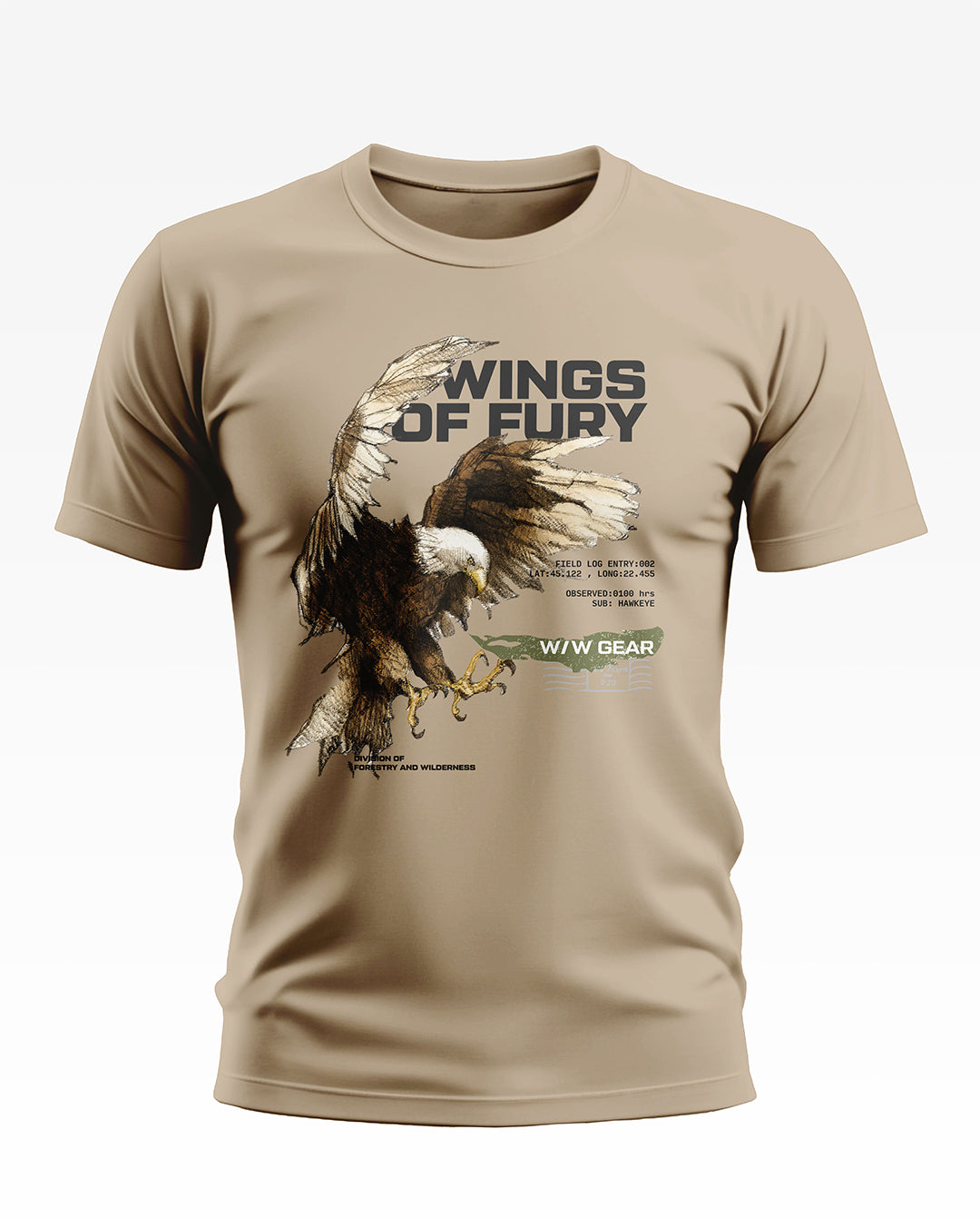 Wings of Fury Eagle Soft Cotton T-shirt