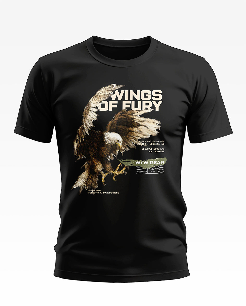Wings of Fury Eagle Soft Cotton T-shirt