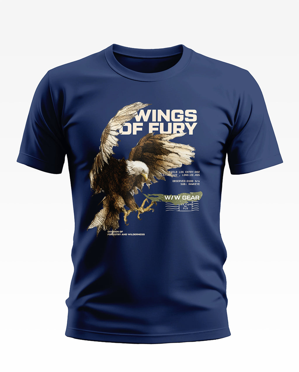 Wings of Fury Eagle Soft Cotton T-shirt
