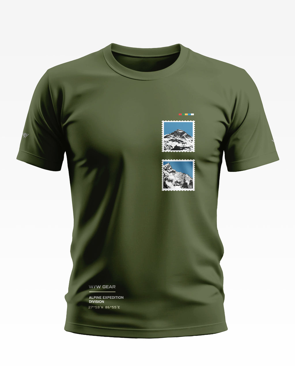 Himalayan Summit Postage Soft Cotton T-shirt