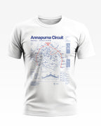 Annapurna Circuit Trail Map Soft Cotton T-shirt