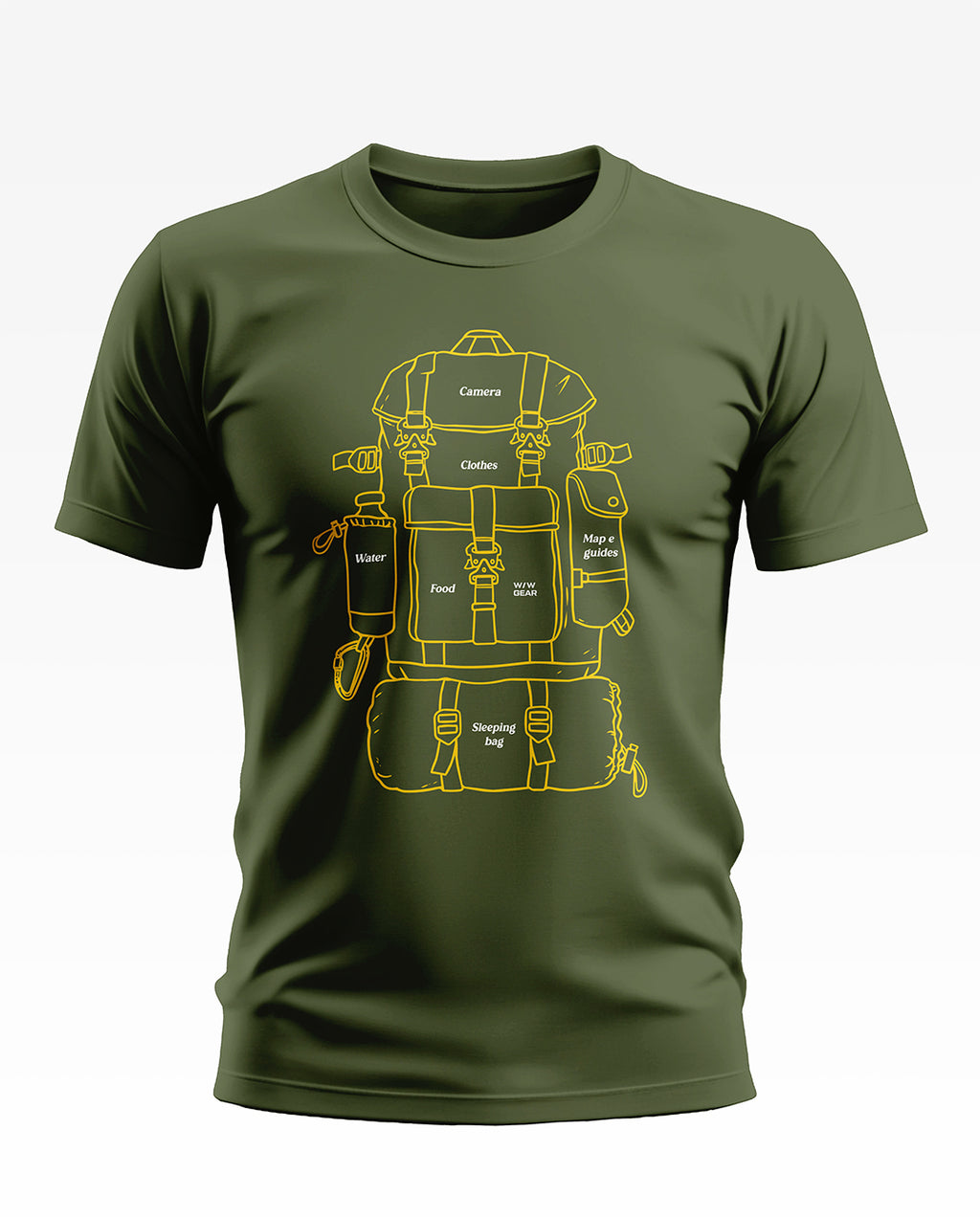 Adventure Backpack Essentials Soft Cotton T-shirt