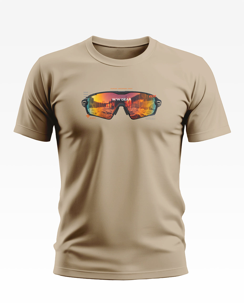 Sunset Reflection Adventure Goggles Soft Cotton T-shirt