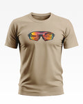Sunset Reflection Adventure Goggles Soft Cotton T-shirt