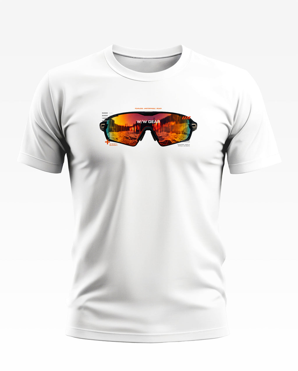 Sunset Reflection Adventure Goggles Soft Cotton T-shirt