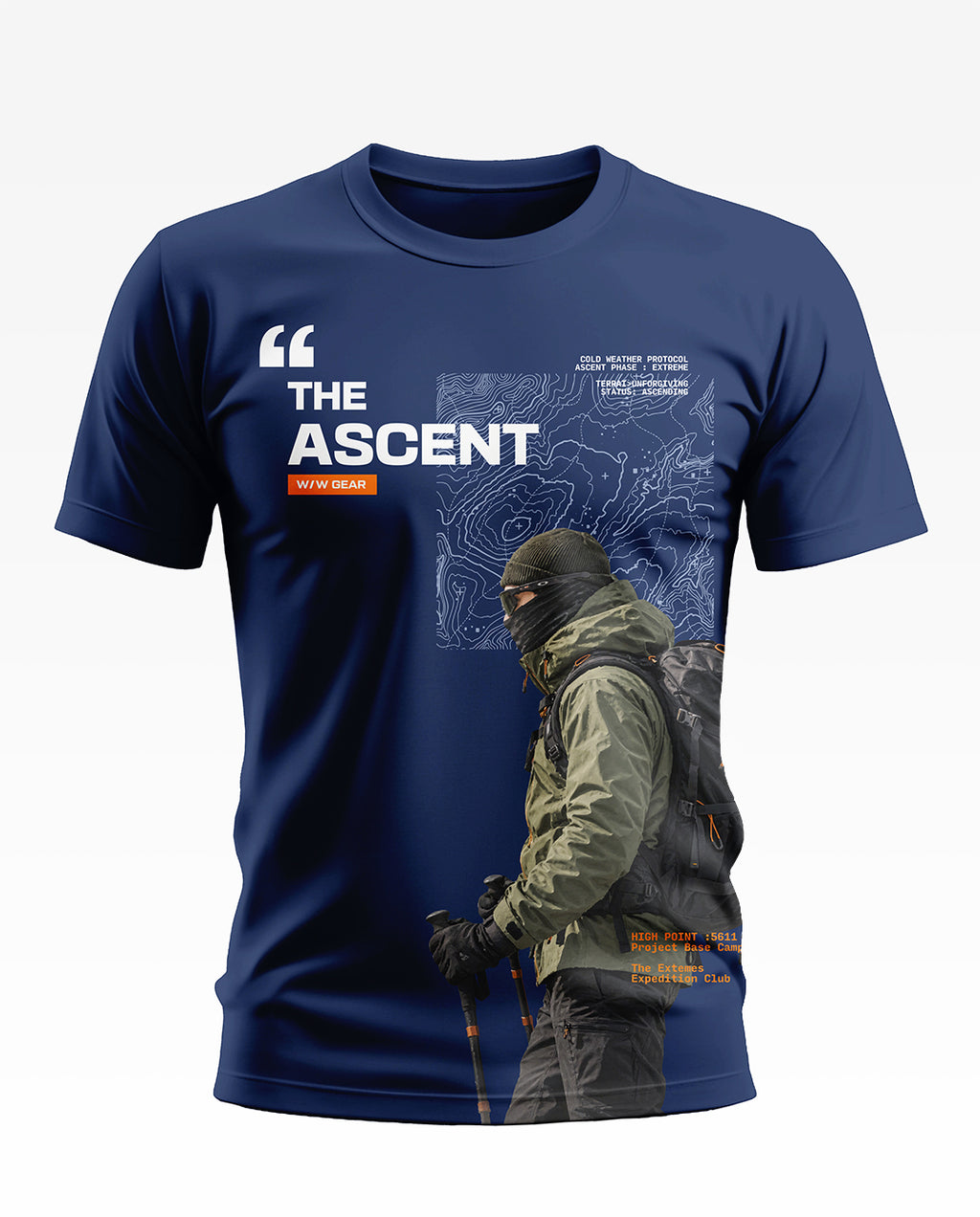 The Ascent Expedition Trekker Soft Cotton T-shirt