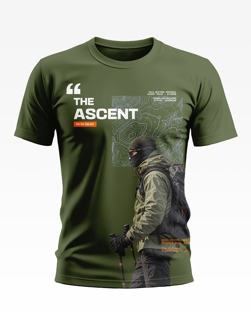 The Ascent Expedition Trekker Soft Cotton T-shirt