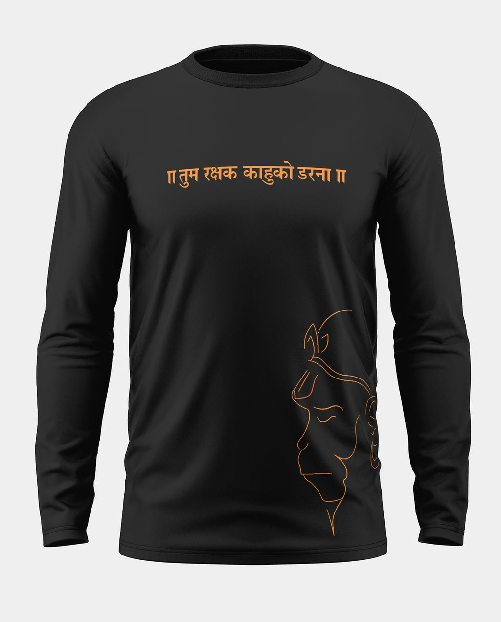 Jay Hanuman Cotton Full Sleeve T-shirt