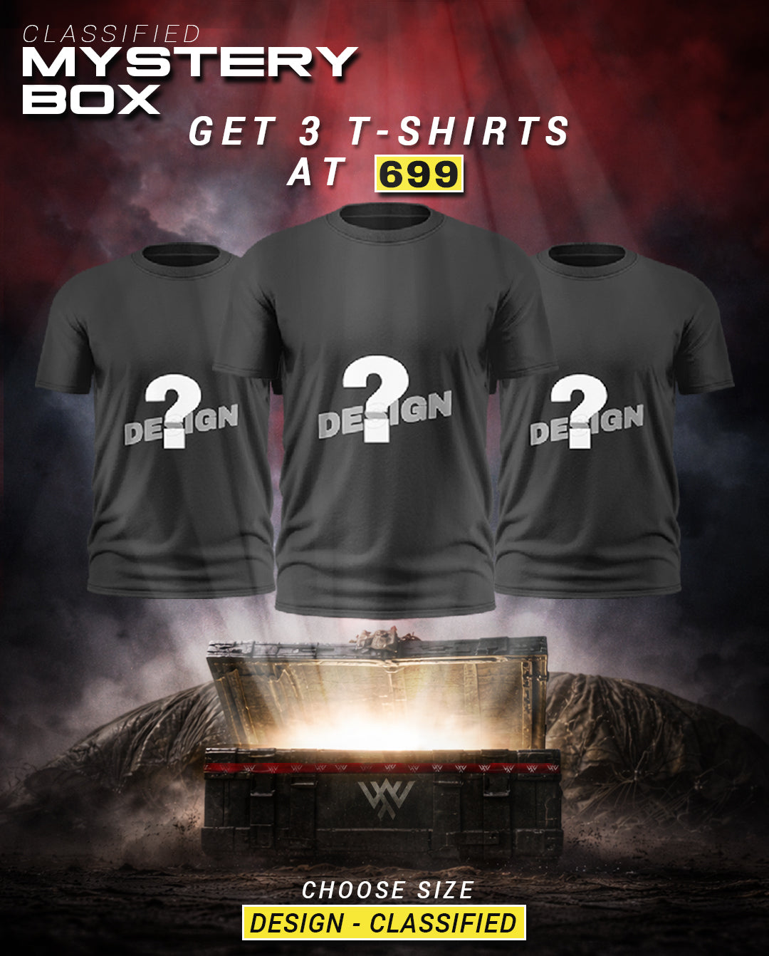 Mystery Box - Get 3 Mystery T-shirt