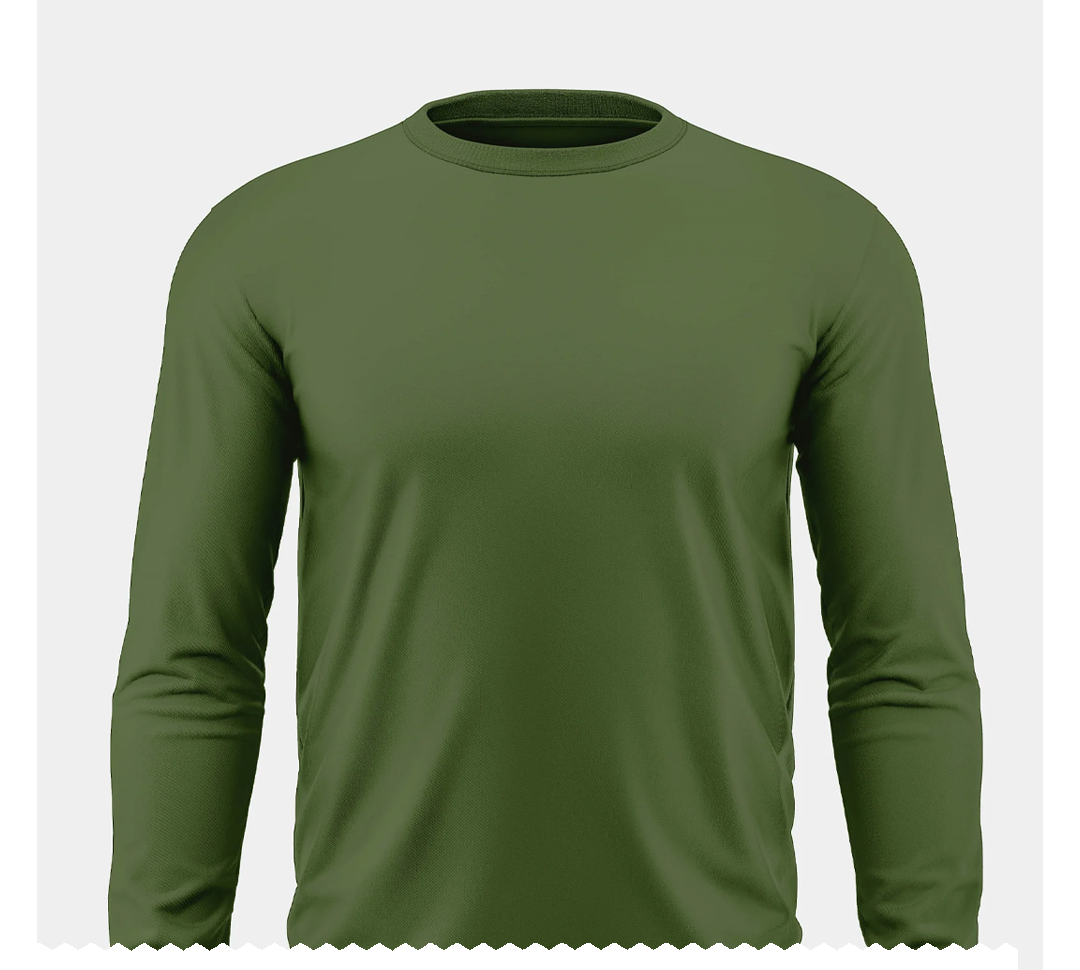 Pick Any 2 - Full Sleeve Plain Cotton T-shirt Combo