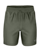 Olive Green Zip Pocket Shorts