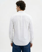 Full-Sleeve Breeze Linen Shirt in White