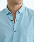 Full-Sleeve Breeze Linen Shirt in Sky Blue