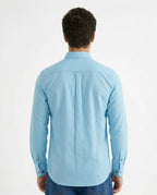 Full-Sleeve Breeze Linen Shirt in Sky Blue