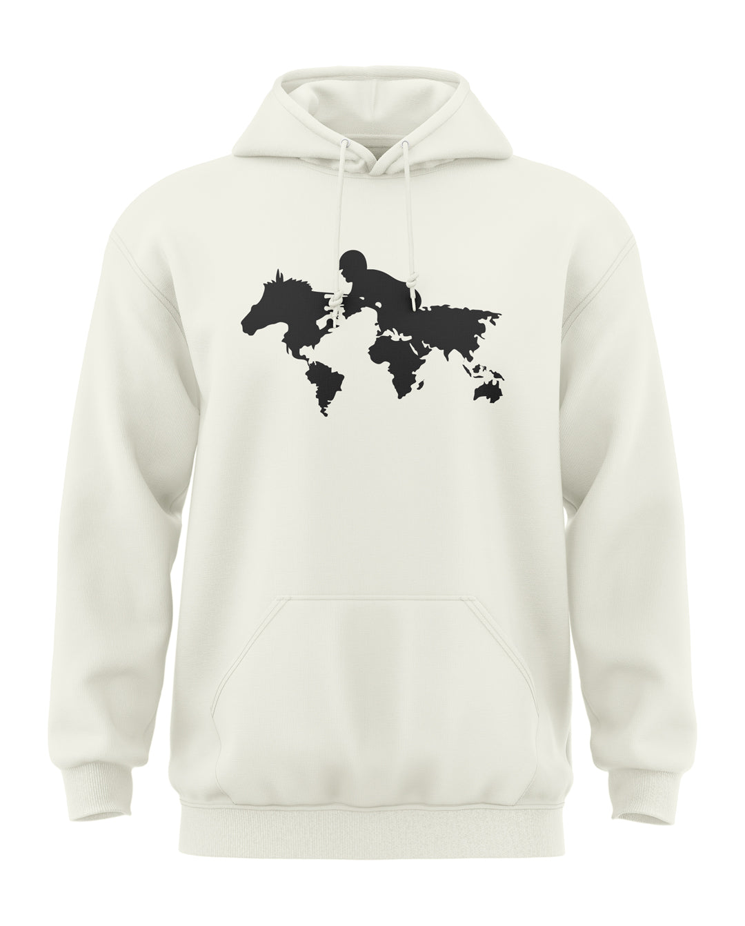World Map Hourse Style Classic Hoodie