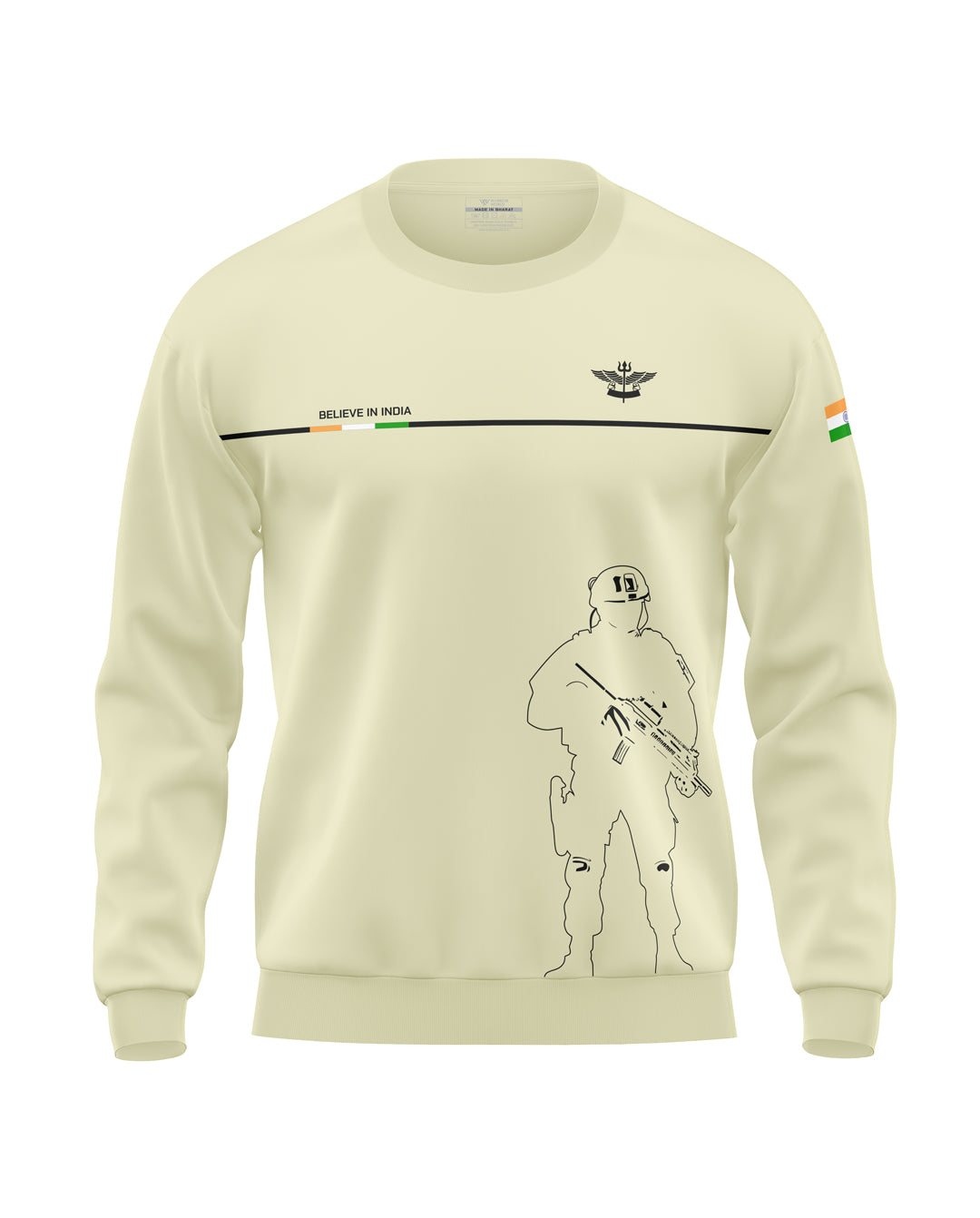 Believe In India Soft Cotton Sweatshirt