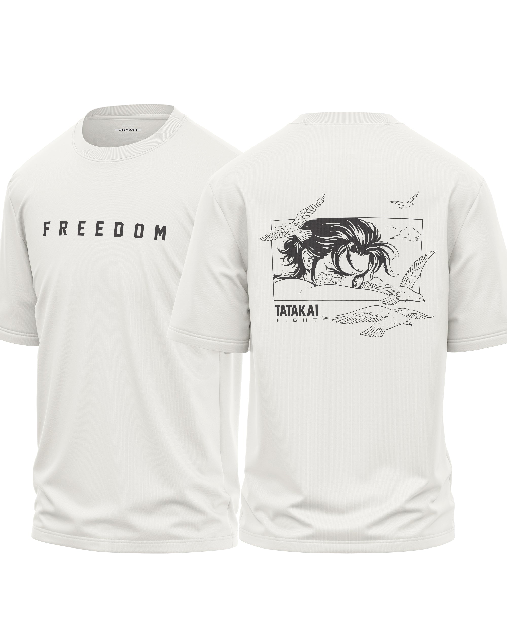Freedom Tatakai Cotton Oversized T-shirt